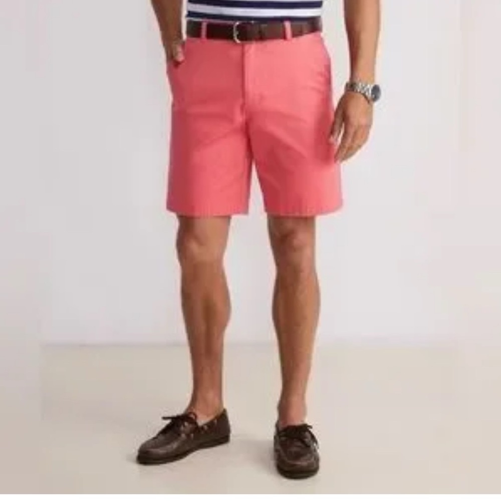 Vineyard Vines Orange Flat Front Shorts